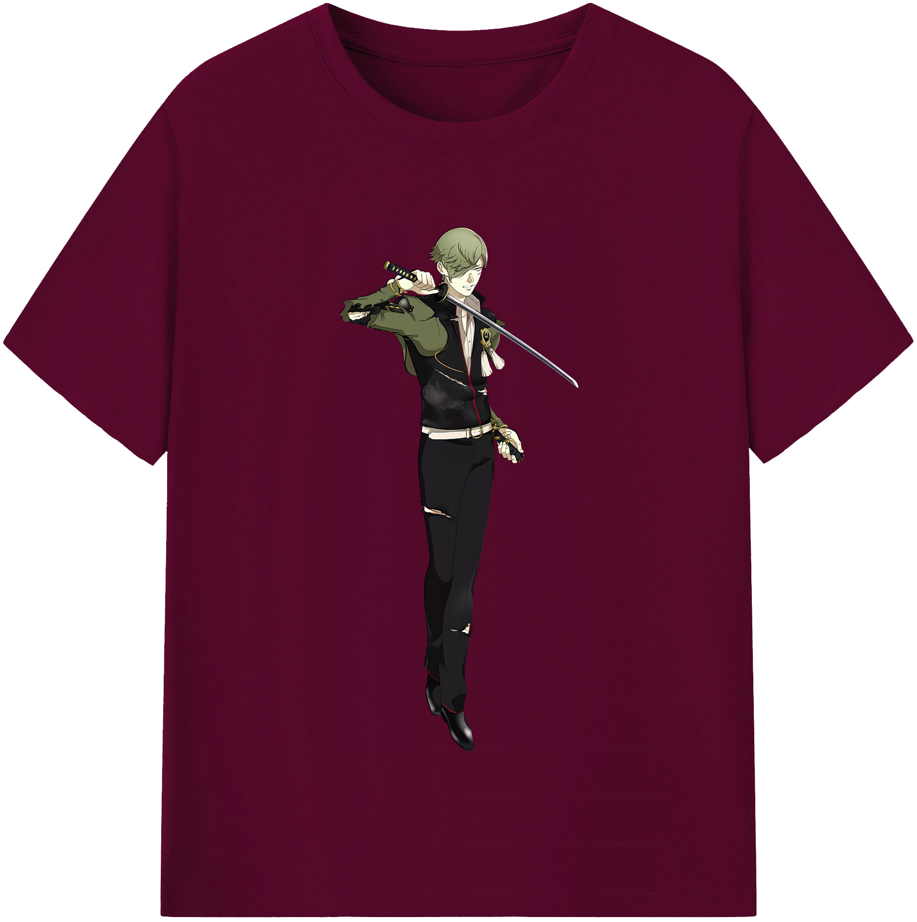 （画像用） 刀剣乱舞 Touken Ranbu レディースカジュアルプリントTシャツ（綿100％）